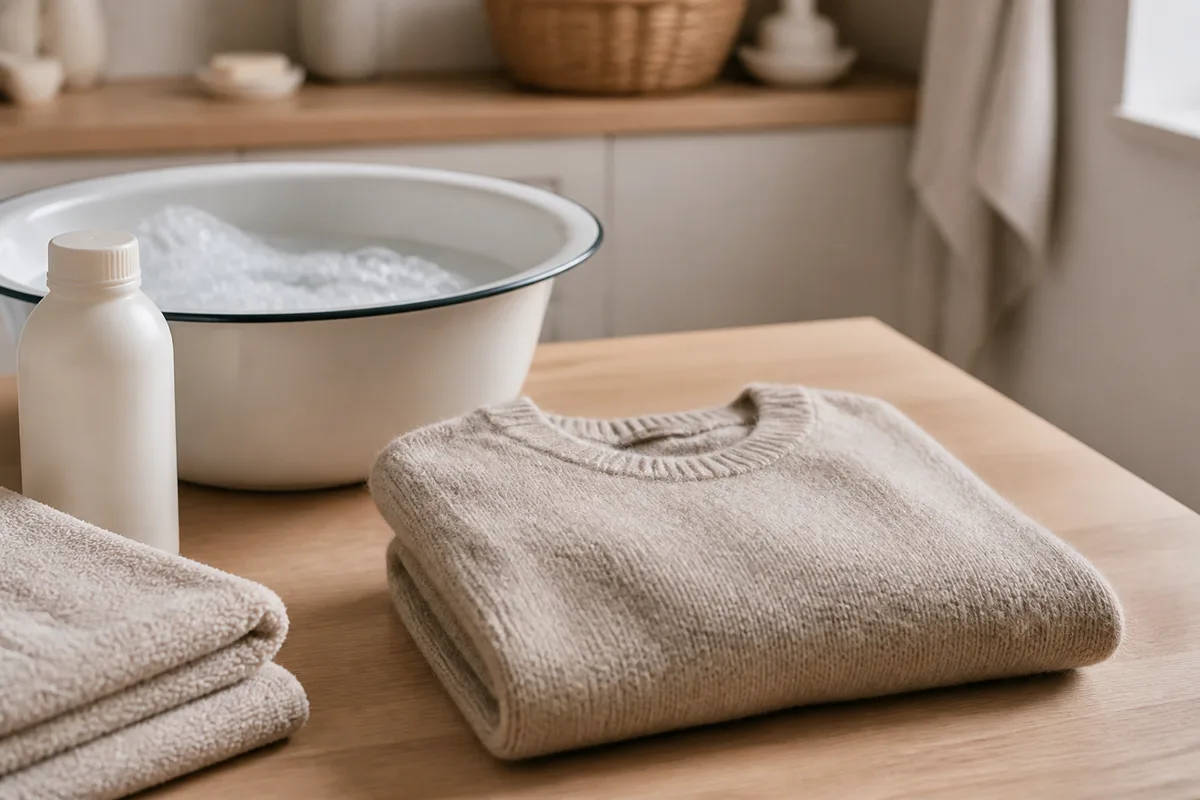 Laver un pull en laine sans le feutrer : la méthode